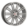 1000 MIGLIA  MM1005  8,5\R20 5*114,3 ET42 d72,6  Matt Silver Polished
